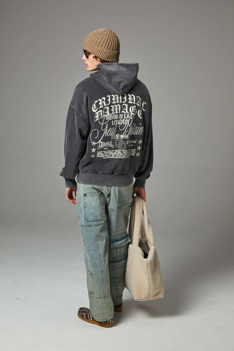 Criminal Damage Logo Mania Hoodie