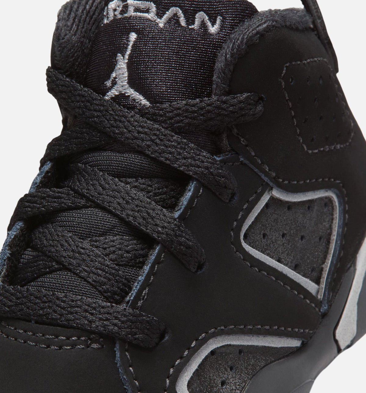 Air Jordan 6 Cap & Gown Infant Toddler Lifestyle Shoes | Black / Reflective Silver