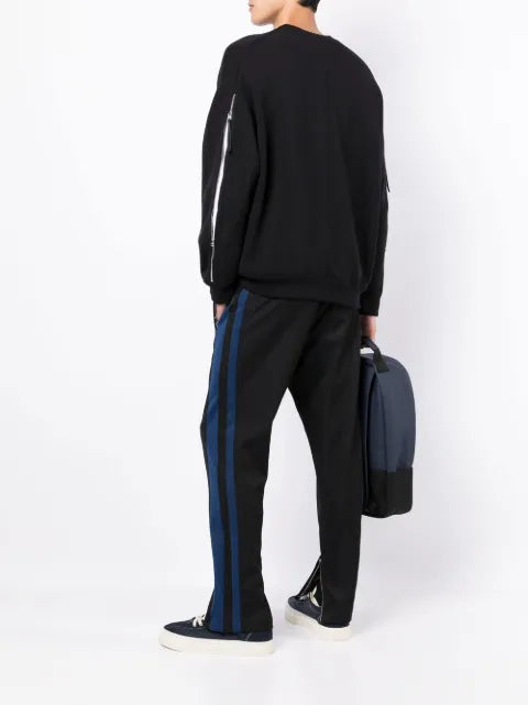 3.1 Phillip Lim crewneck zip-sleeve jumper