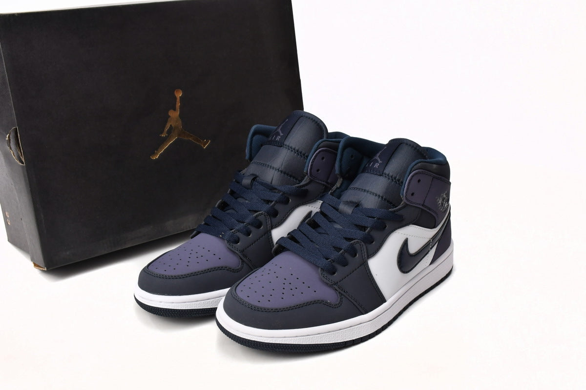 Air Jordan 1 Mid Sanded Purple Reps Sneakers 554724-445