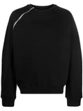 HELIOT EMIL zip-detail cotton jumper