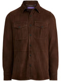 Ralph Lauren Purple Label Barron suede shirt jacket