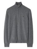 Burberry cashmere blend half-zip sweater