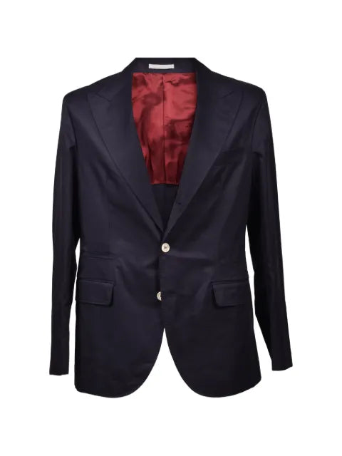 Brunello Cucinelli peak-lapel single-breasted blazer