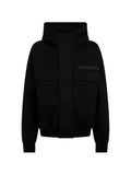 DSQUARED2 logo-print panelled hoodie