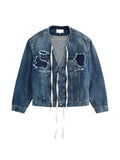Maison Margiela distressed V-neck jacket