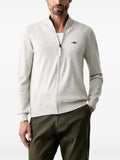 Aeronautica Militare wool zip-up cardigan