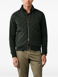 Hackett London quilted zip-up sweatshirt