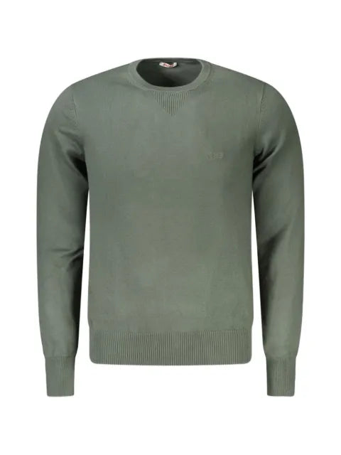 RIFLE crew-neck embroidered-logo sweater