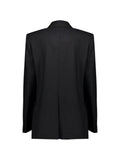 Saint Laurent double-breasted oversize virgin wool blazer