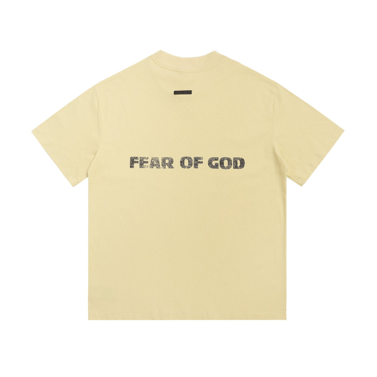 Fear of God Cream Front & Back Graphic T-Shirt