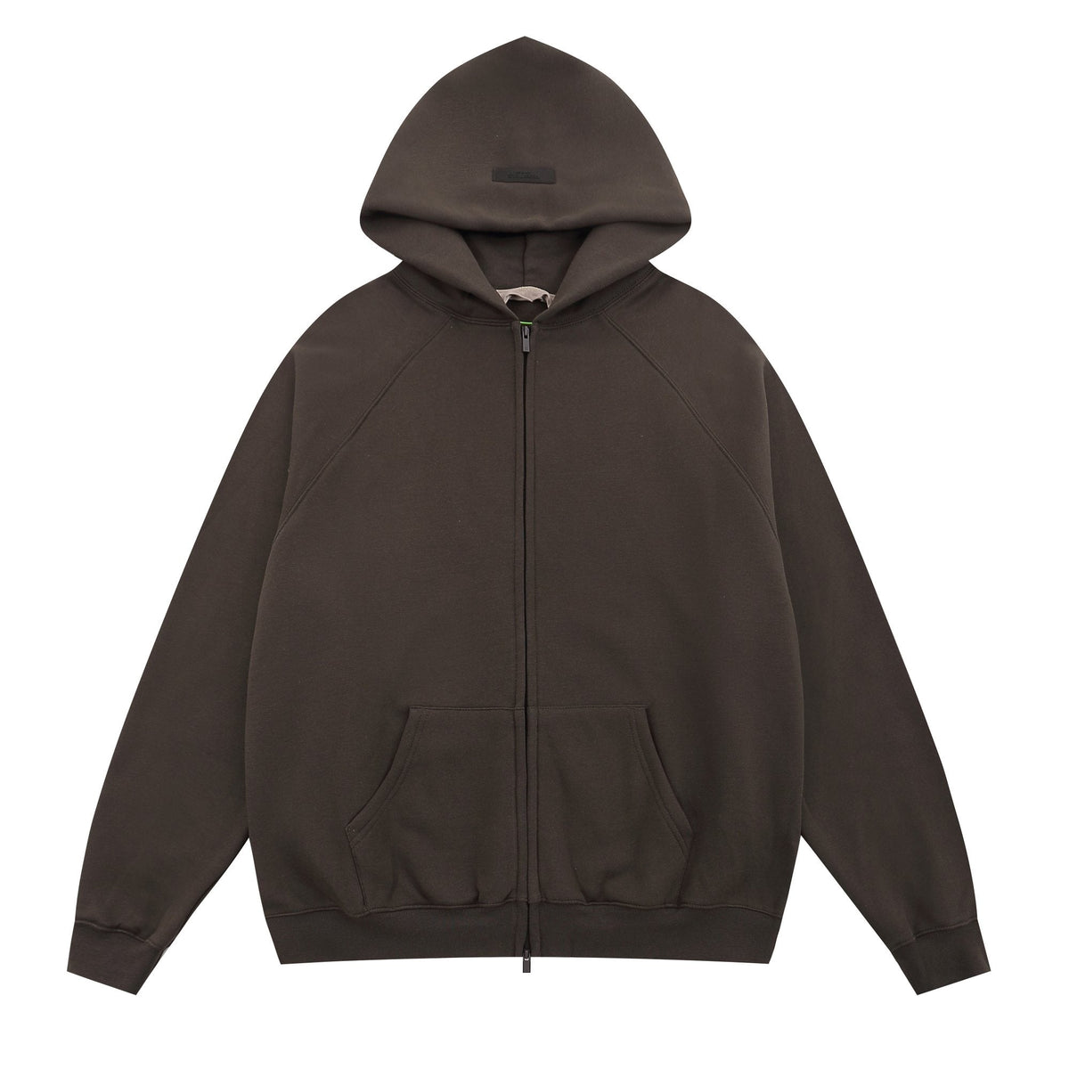 Essentials Fear of God Tonal Logo Full-Zip Hoodie
