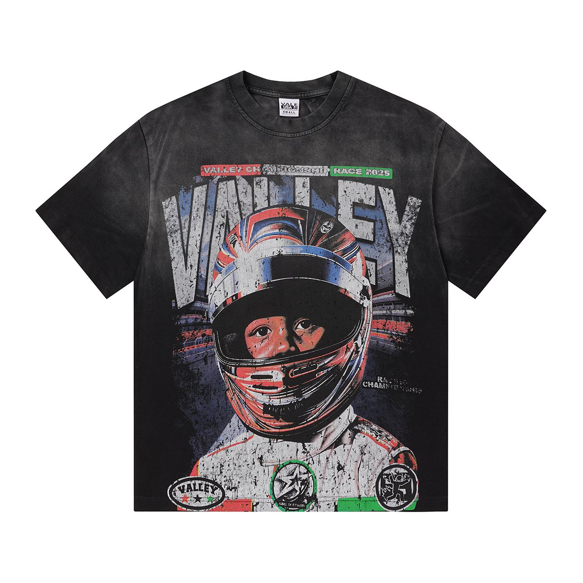VALLEY Speedway 888 Racing Helmet Graphic T-Shirt