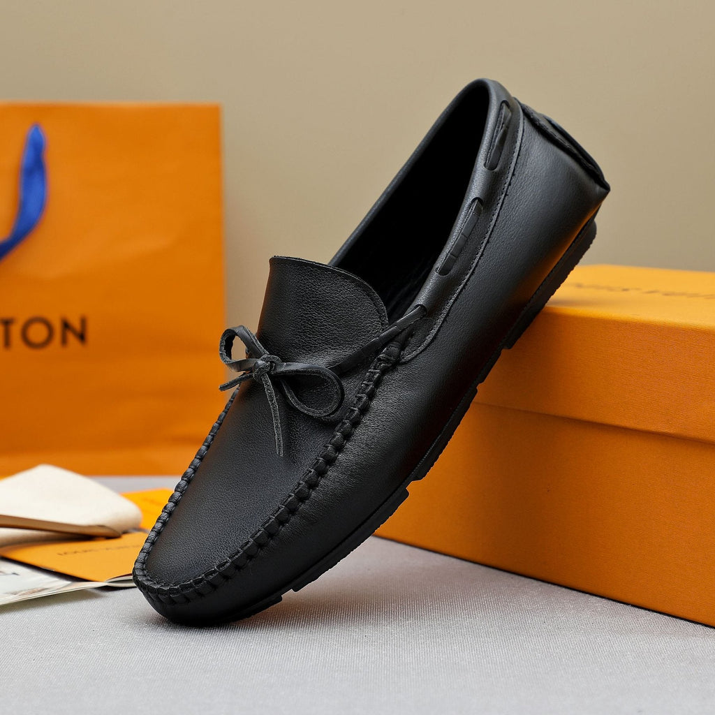 Louis Vuitton Bow Moc-Toe Loafers