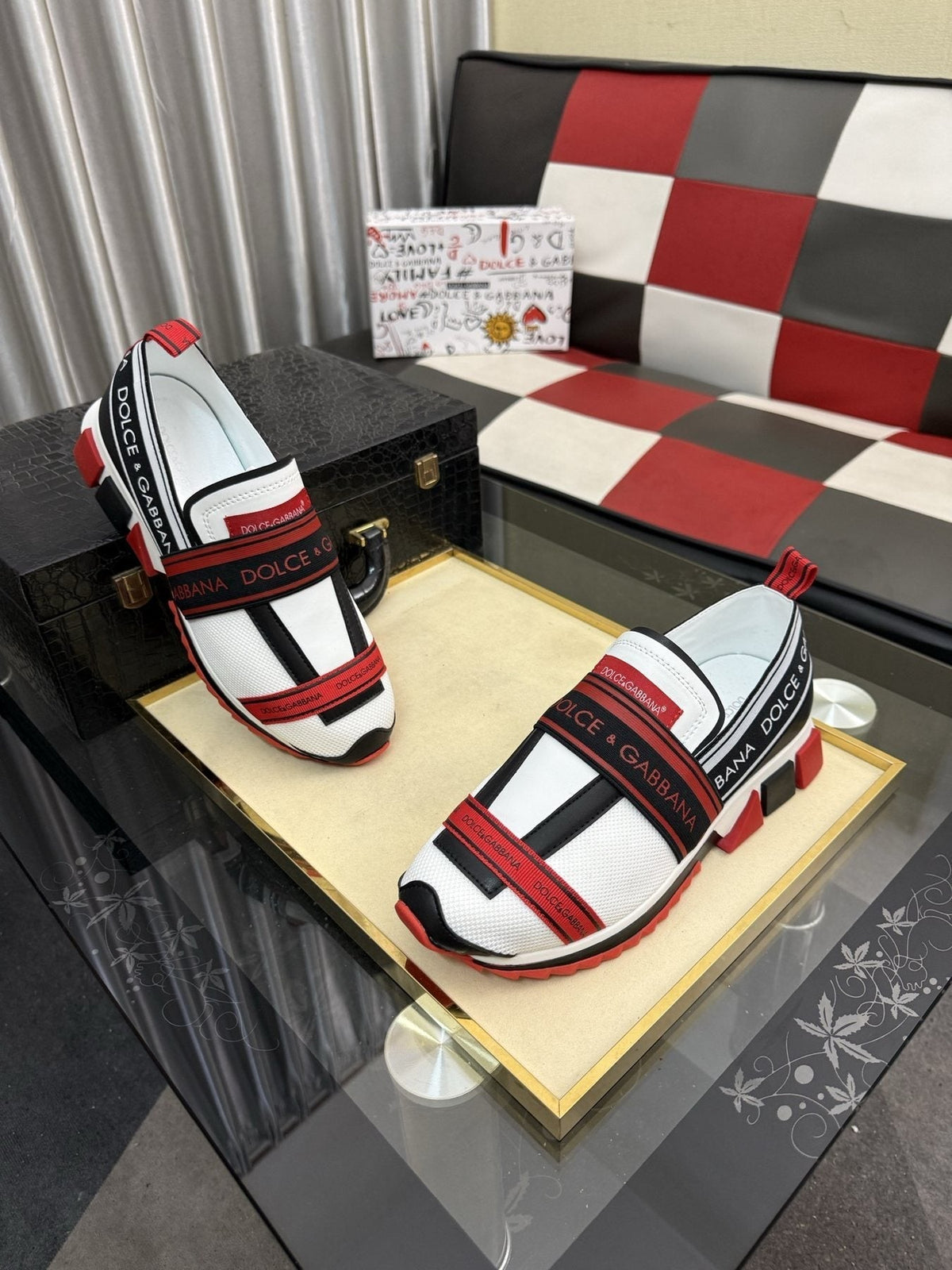 Dolce & Gabbana Strap Sneakers